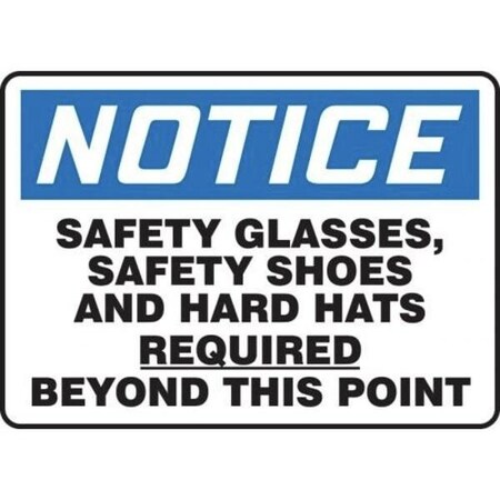 Accuform OSHA NOTICE SAFETY SIGN SAFETY MPPE829VP MPPE829VP